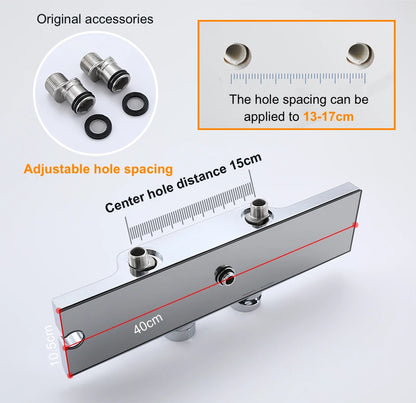 Vgx Luxury Chrome Shower System Four-Function Bathroom Shower