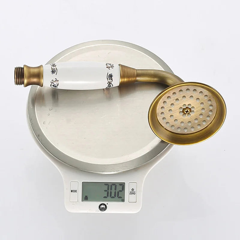 Brass Bathroom Faucet Shower Type Head Antique Brass