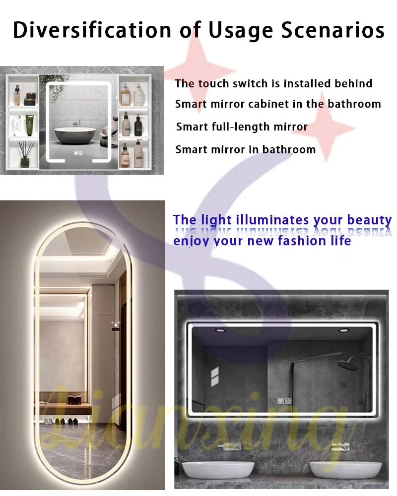 Strip Light Controller Smart Switch Touch Mirror Dimmer