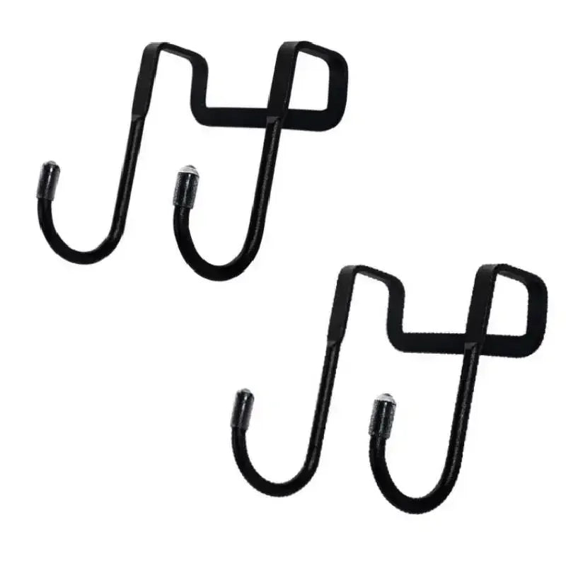 2pcs Over Door Hooks Stainless Steel Door Hangers