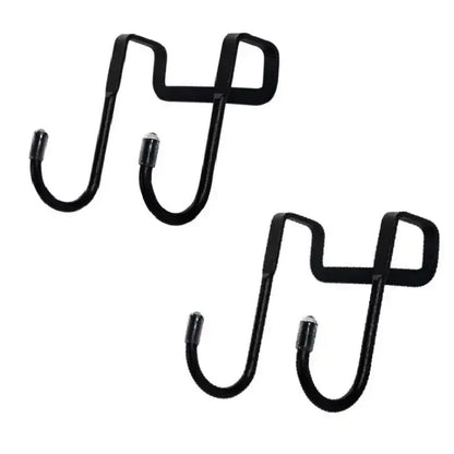 2pcs Over Door Hooks Stainless Steel Door Hangers