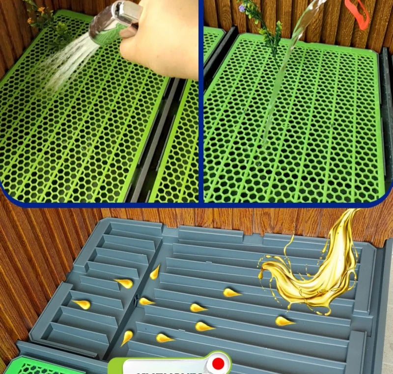 Flush Dog Toilet 28cm Enclosing Wall Large Dog