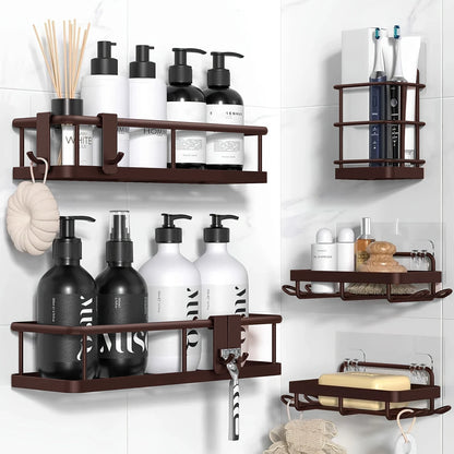 Shower Caddy Adhesive No Drill Bathroom Shower Organizers