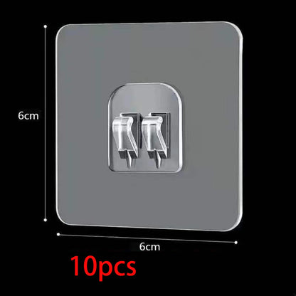 1/10pcs Corner Shower Caddy Adhesive Sticker Hook Mount