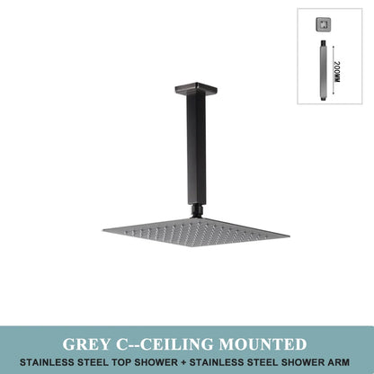 White Black Gold High Quality 8/10 Inch Stainless