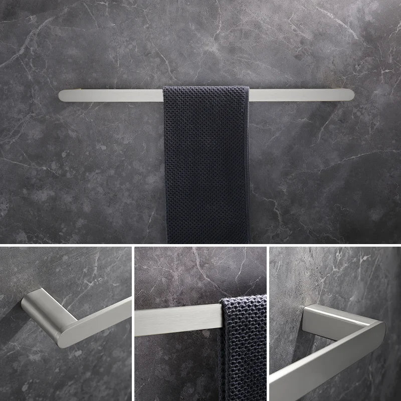 Bathroom Hardware Stainless Steel Bathroom Wall Mounted Towel