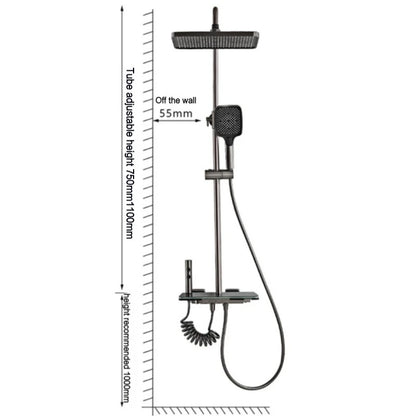 Bathroom Shower Full Digital Display Shower System Piano