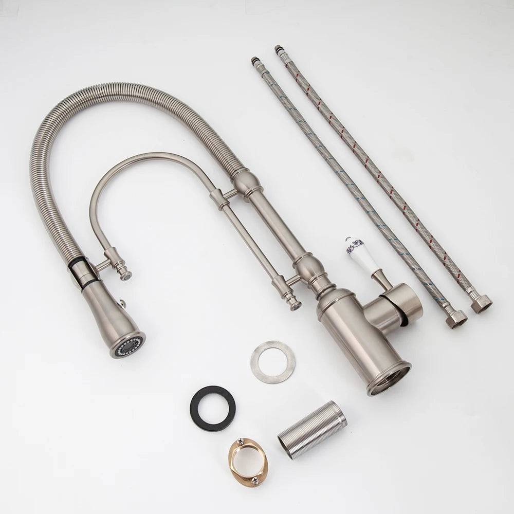 Zappo Gold Chrome Sink Faucet High Arc 360
