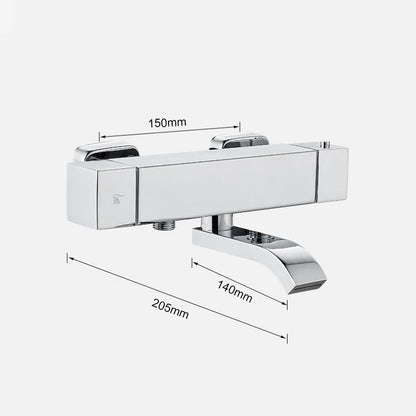 Thermostatic Faucet Bathtub Shower Faucet Wall Mounted