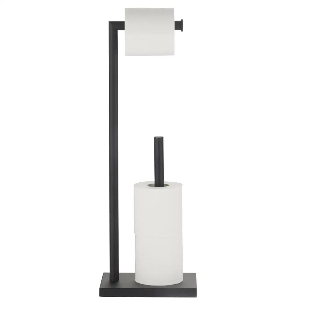 Floor-To-Ceiling Toilet Brush Holder Stainless Steel Toilet
