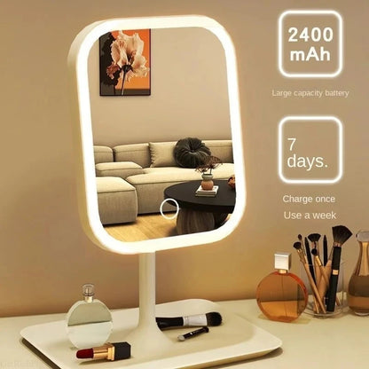 Unique Designer Vanity Mirror Three Colorsledlight Makeup Mirror