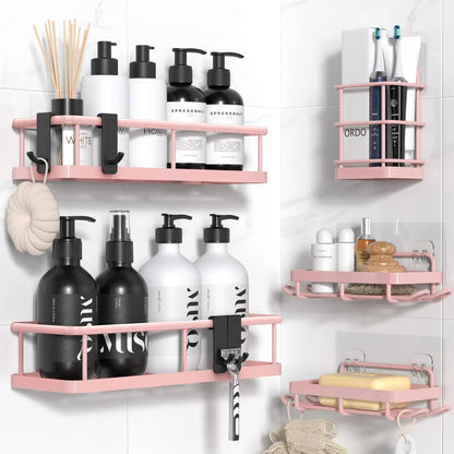 Shower Caddy Adhesive No Drill Bathroom Shower Organizers