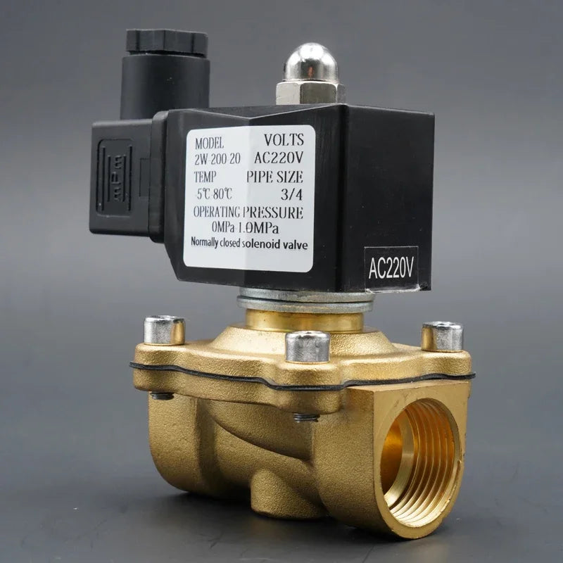 Solenoid Valve Water Valve Normally Close Brass Valves
