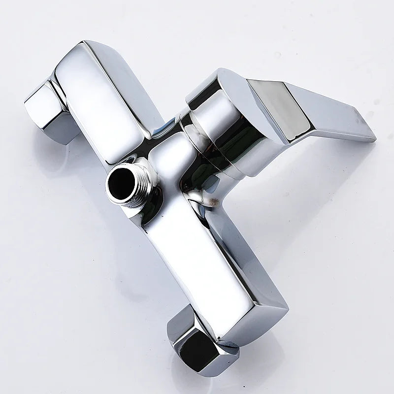 Brass Shower Faucet Mixer Valve Shower Head Hidden