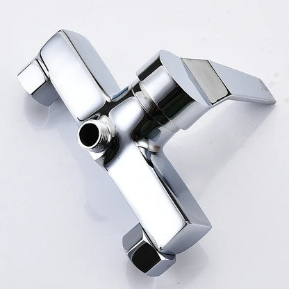 Brass Shower Faucet Mixer Valve Shower Head Hidden