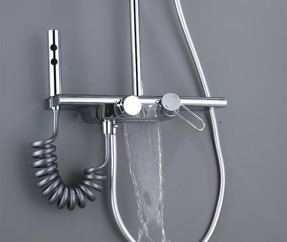 Vgx Luxury Chrome Shower System Four-Function Bathroom Shower