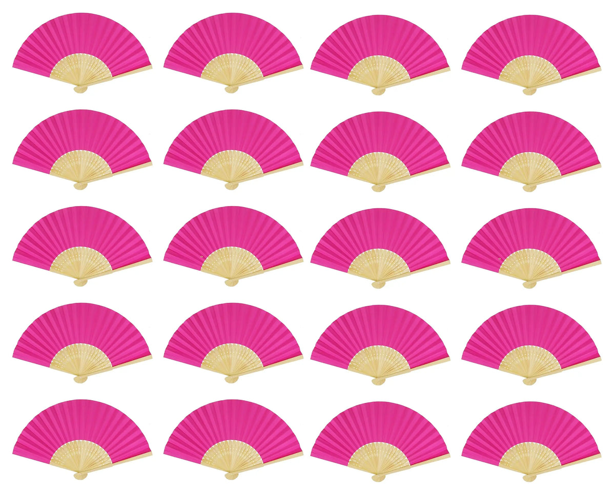 30-120pcs Wedding Hand Fans Folding Fans Guest Paper