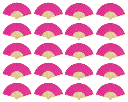 30-120pcs Wedding Hand Fans Folding Fans Guest Paper