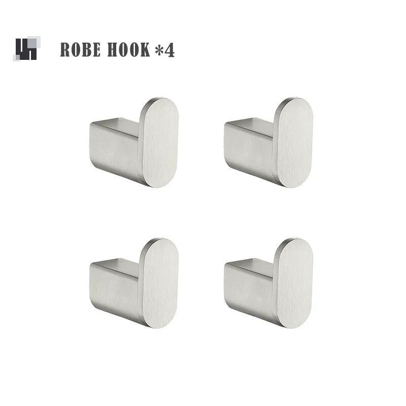 Bathroom Hardware Stainless Steel Bathroom Wall Mounted Towel