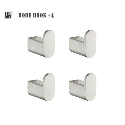 Bathroom Hardware Stainless Steel Bathroom Wall Mounted Towel