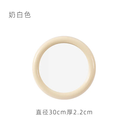 Nordic Round Glass Mirror Wall Mirror Desktop Mirror