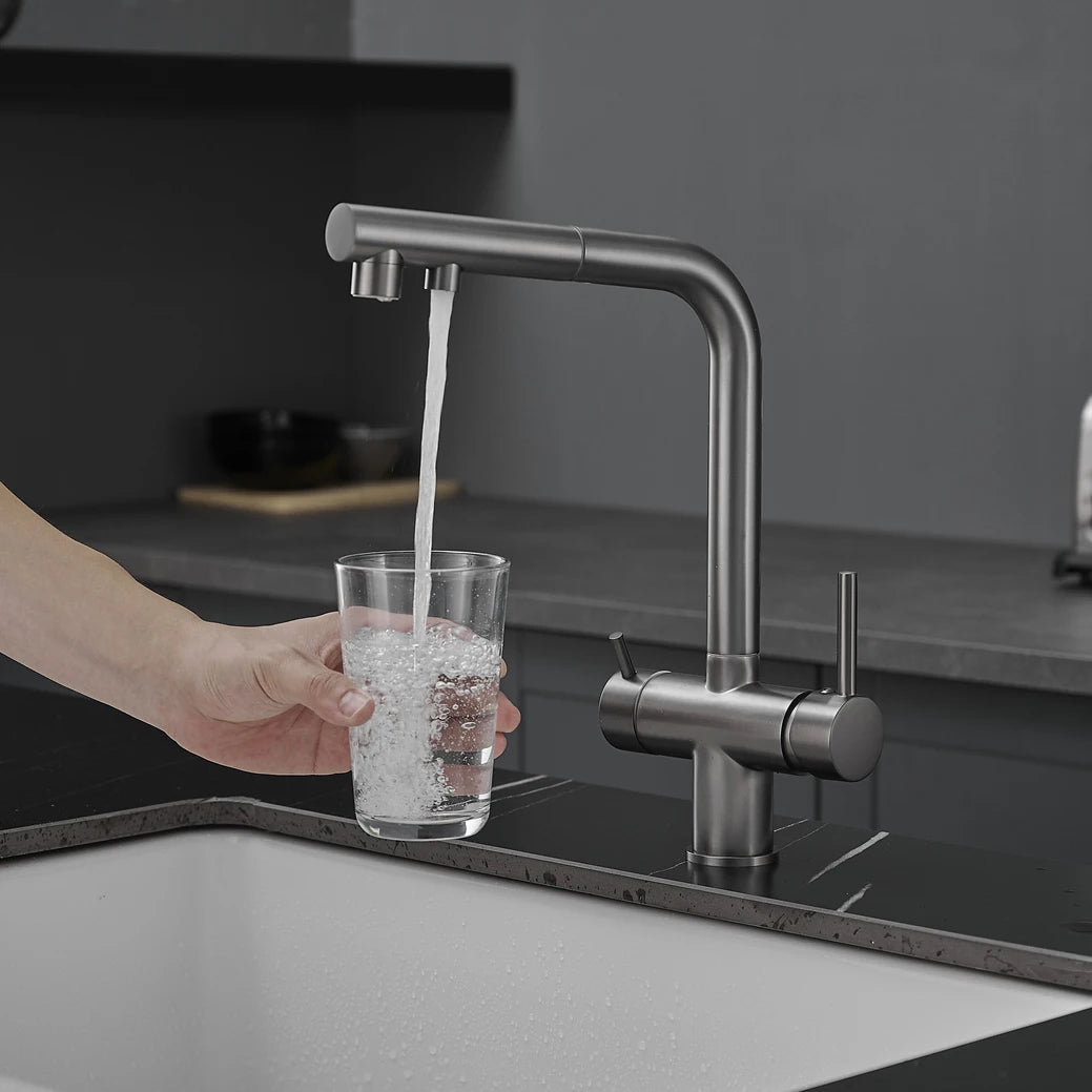 White Cold Filter Sink Faucets Ways Pure Water