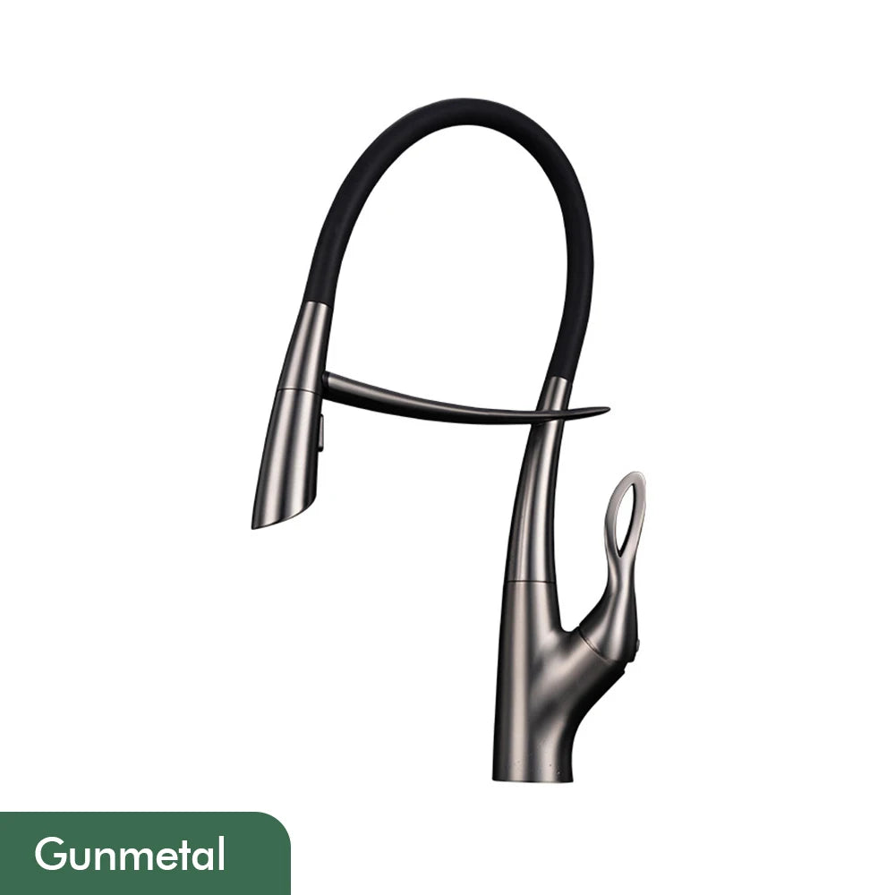 Pull Out Sensor Faucet Handle Digital Display Pull
