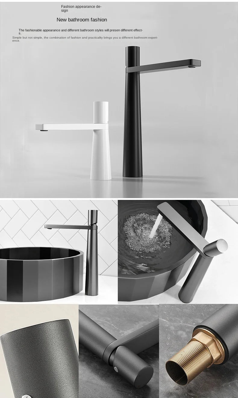 Gegve Brass Basin Faucets Bathroom Faucet Shower Room