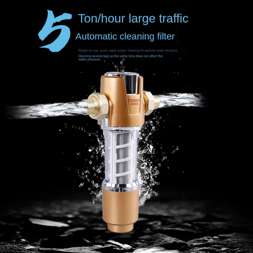 Spin Down Sediment Filter Backwash Whole House Water