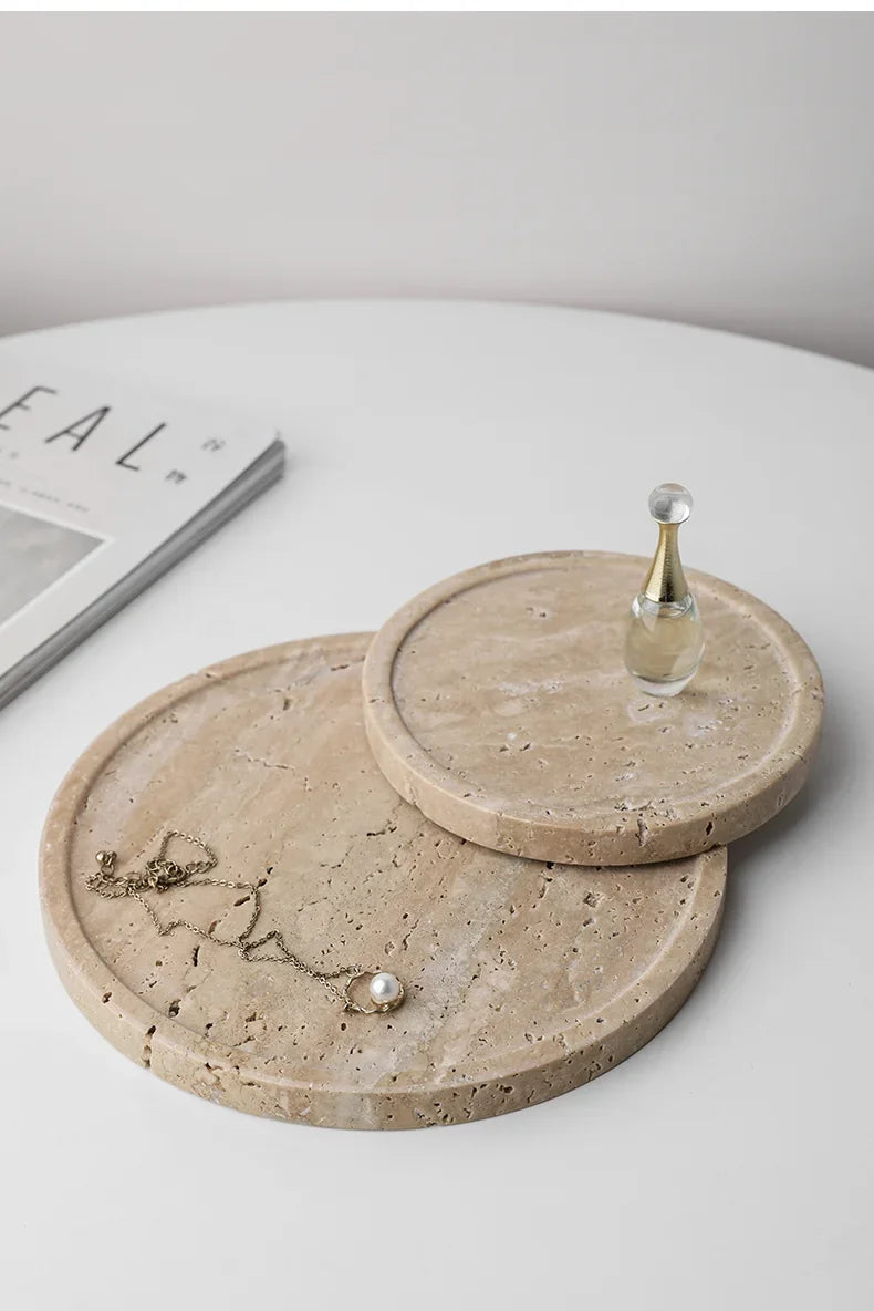 Natural Cave Stone Bathroom Supplies Jewelry Storage Tray