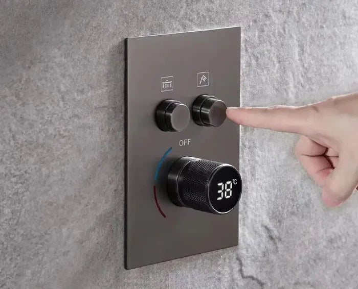 Way Digital Wall Mounted White Or Black Or