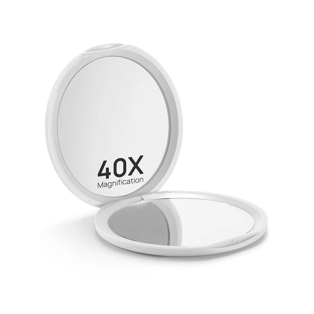 1x/40x Compact Magnifying Mirror Travel Makeup Inch Small