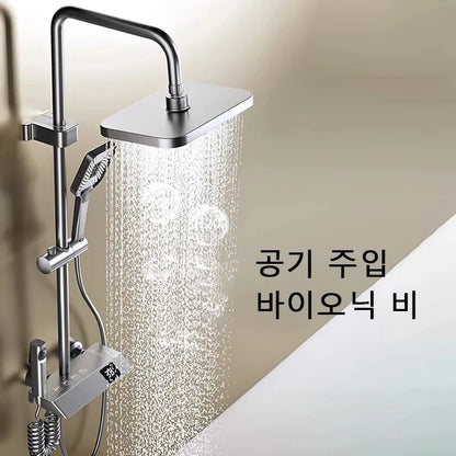 Bathroom Shower Faucet Shower Thermostat Digital Screen Water