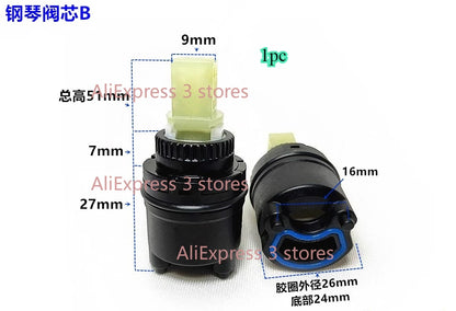 1pcs 28mm/35mm/40mm Water Mixer Tap Faucet Cartridge Ceramic