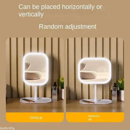 Unique Designer Vanity Mirror Three Colorsledlight Makeup Mirror