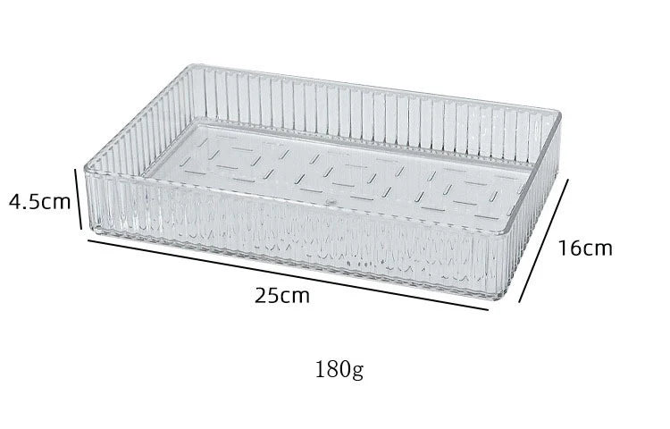 Clear Drawer Organizer Stackable Size Clear Makeup Drawer