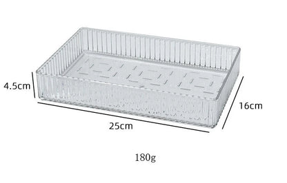 Clear Drawer Organizer Stackable Size Clear Makeup Drawer