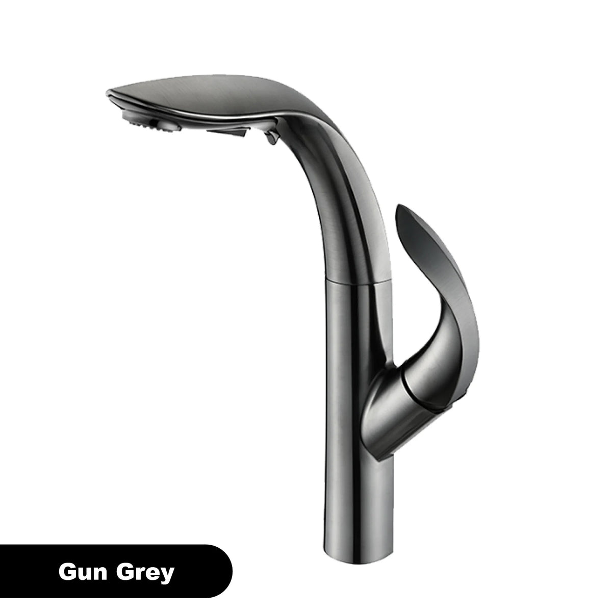 Luxury Brass Gold Touch Switch Faucet Pull-Out Design