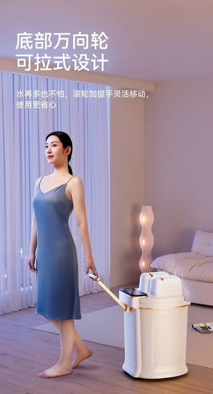 Foot Soaking Bucket Electric Massager Foot Wash Basin