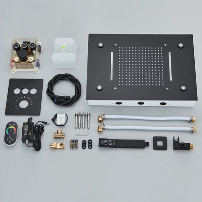 Digital Display Thermostatic Rain Shower System 14 20