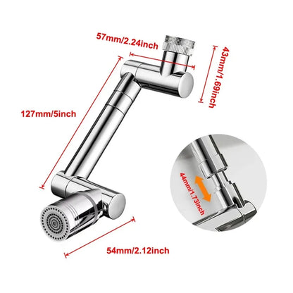 1440 Scalable Metal Faucet Aerator Splash-Proof Bathroom Tap