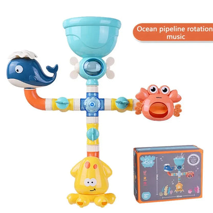 Baby Bath Toy Suction Cup Water Spinner &