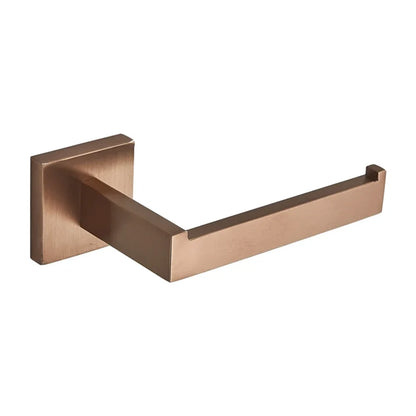 Brushed Rose Gold Toilet Paper Holder 16cm Screw