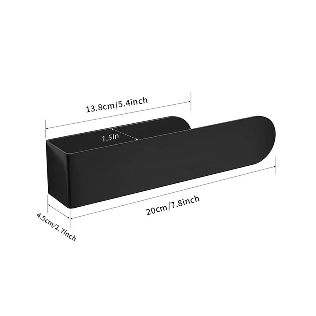 Stainless Steel Brushed Silver Towel Holder Wall Mounted