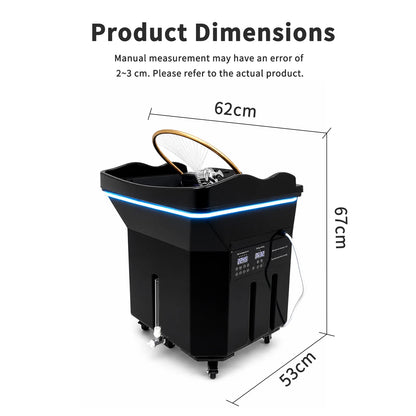 Head Spa Shampoo Basin 60l Water Storage Tank