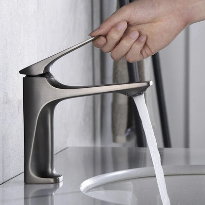 Nhlyx Modern Bathroom Sink Faucet Handle Deck Mounted