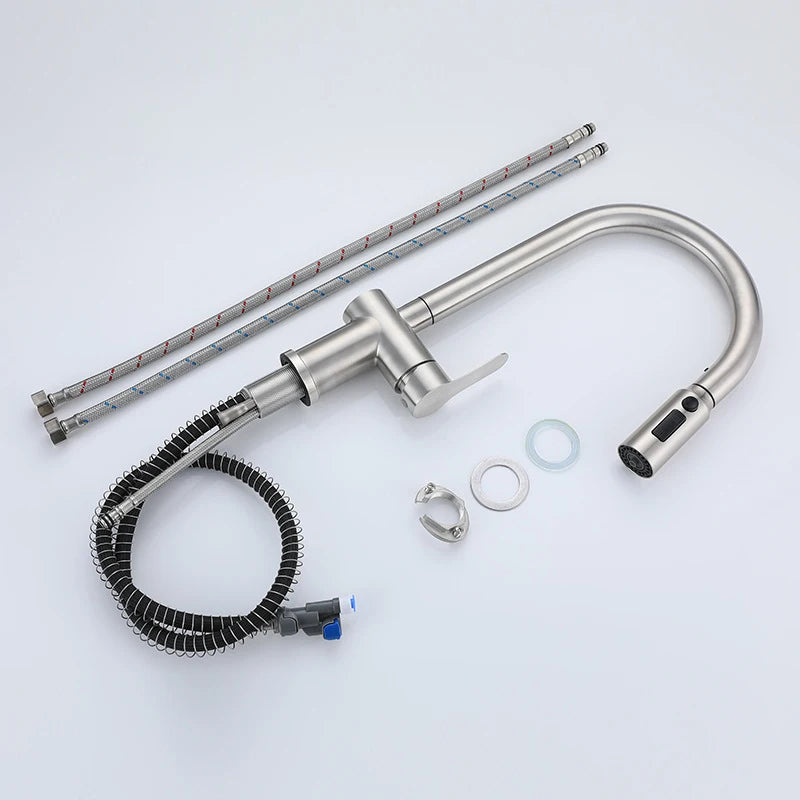 Pull Out Sink Faucet Two Model Stream Sprayer