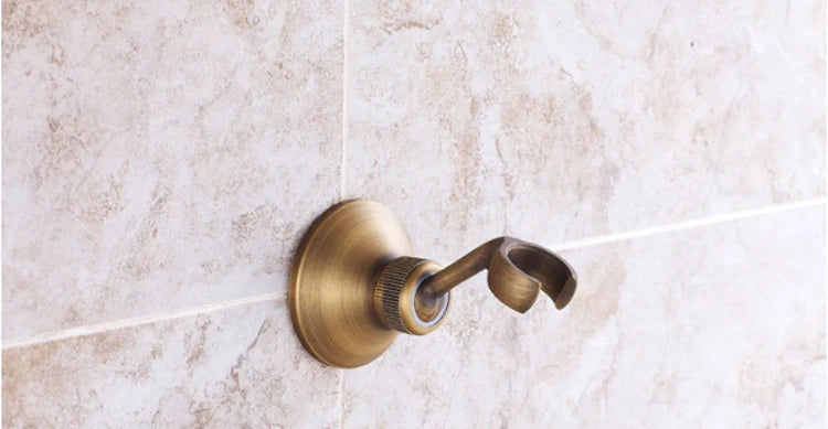 European Style Antique Retro Bathroom Shower Faucet Copper