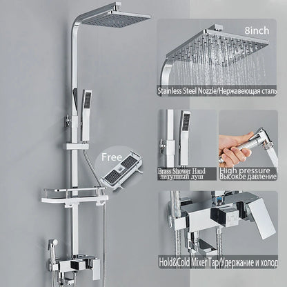 Black Shower Faucet Ways Showers Faucet Systems Adjustable