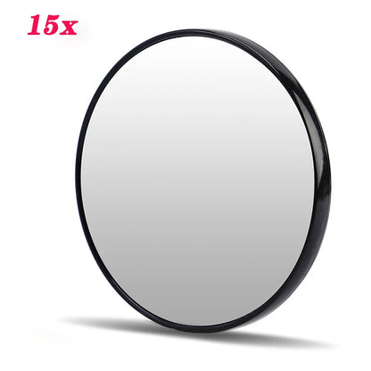 5x/10x/15x Magnifying Mirror Suction Cup Mini Compact Makeup
